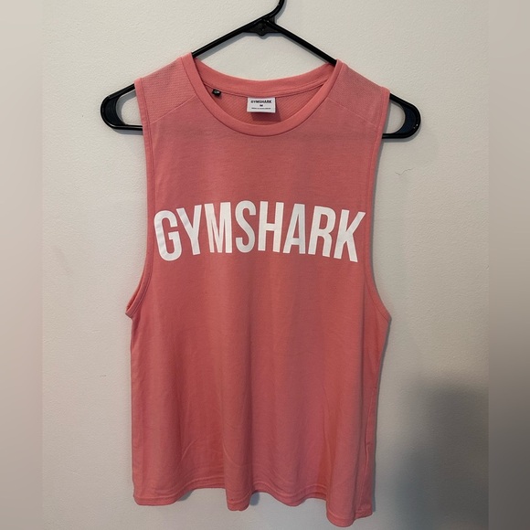 Gymshark Pink Sleeveless Muscle Tee Size M - Picture 1 of 3
